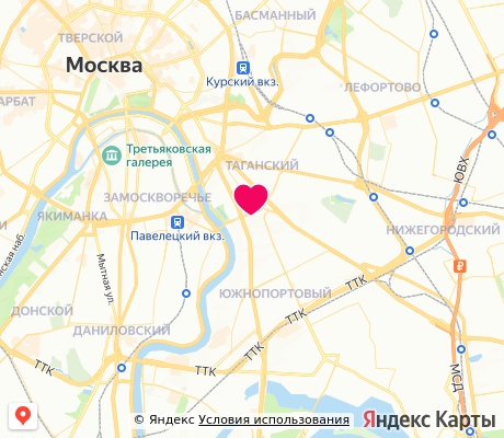 На карте