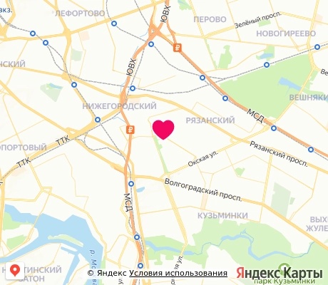 На карте