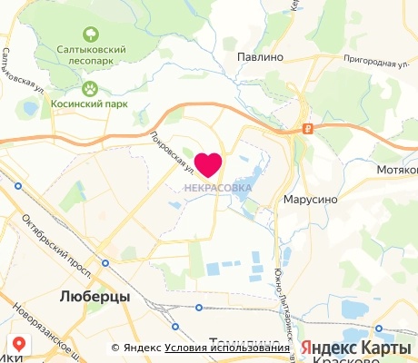 На карте
