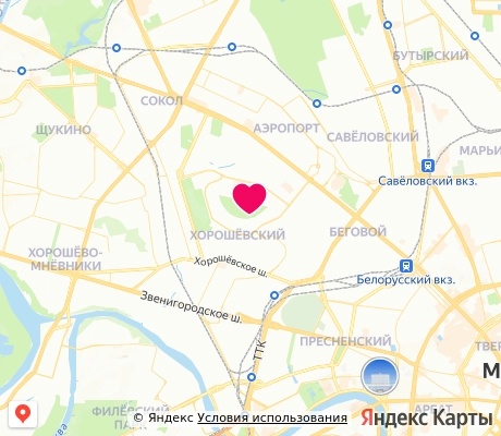 На карте