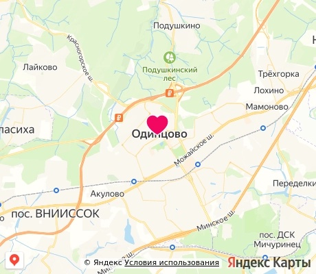 На карте
