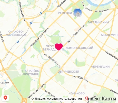 На карте