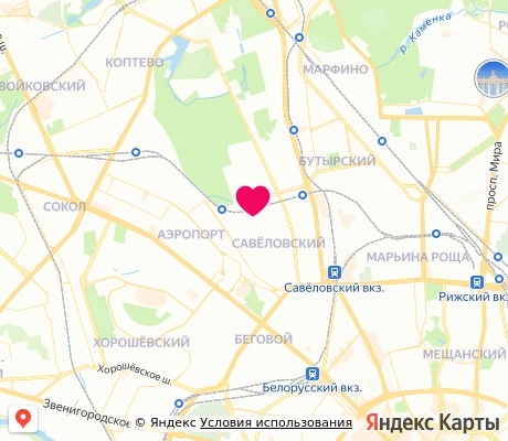 На карте
