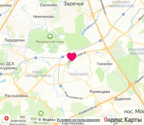 На карте