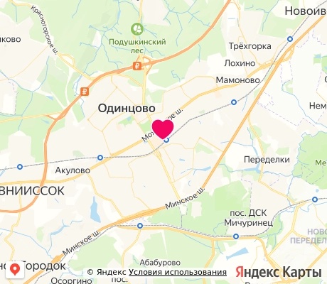 На карте