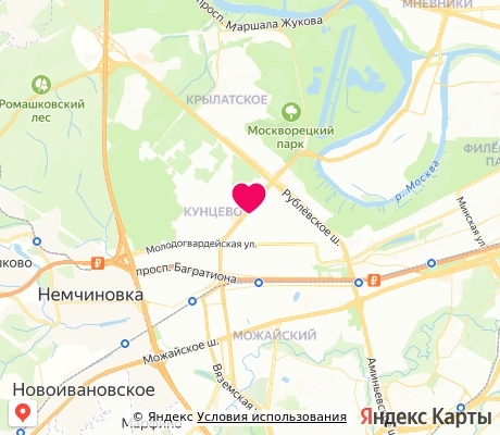 На карте