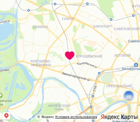 На карте