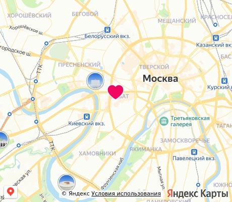На карте