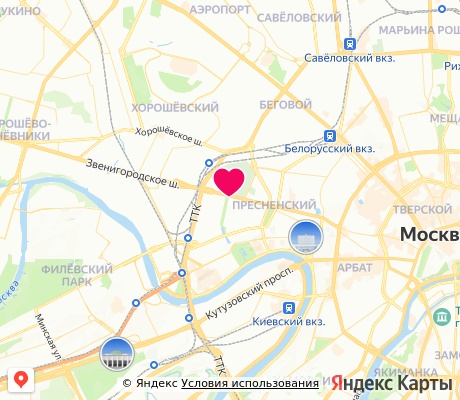 На карте