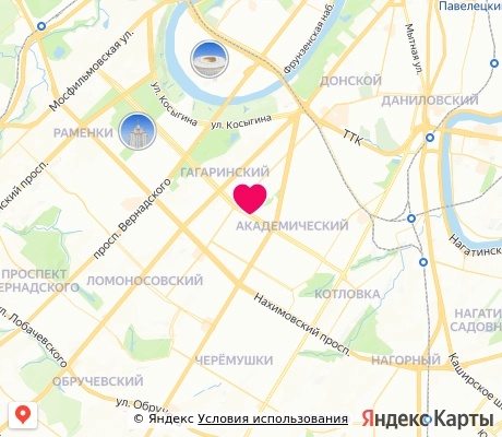 На карте