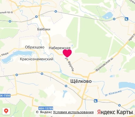 На карте