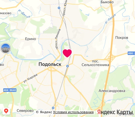 На карте