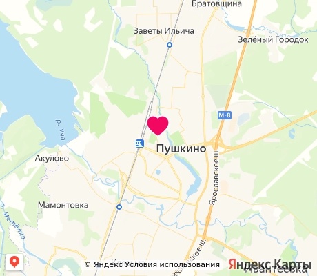 На карте