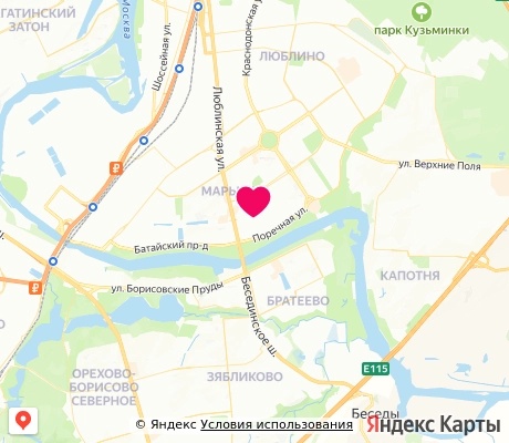 На карте