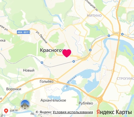 На карте
