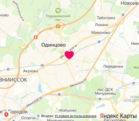 На карте