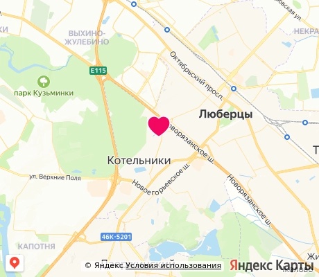 На карте