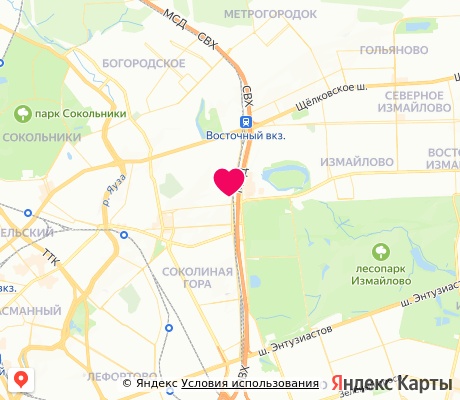 На карте