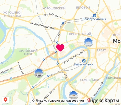 На карте