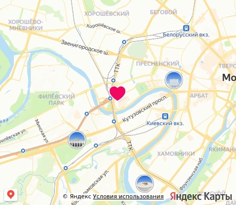 На карте