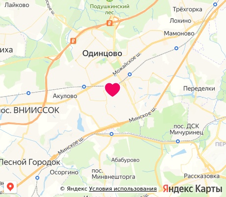 На карте