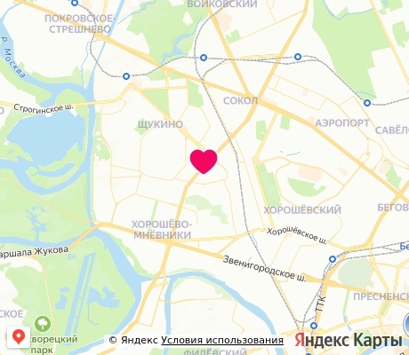 На карте