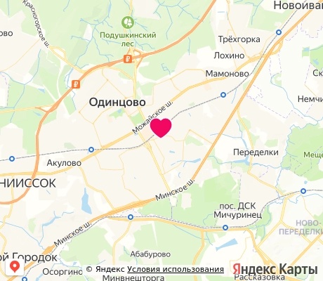 На карте
