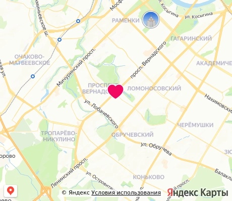 На карте