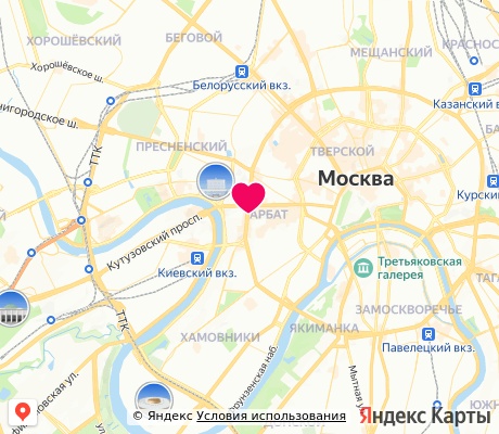 На карте