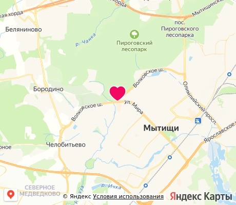 На карте