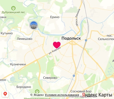 На карте