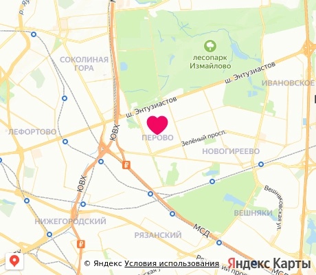 На карте