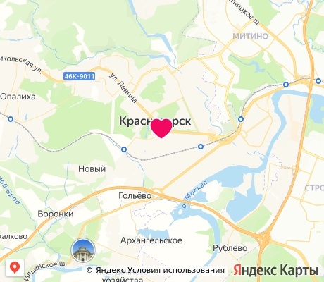 На карте