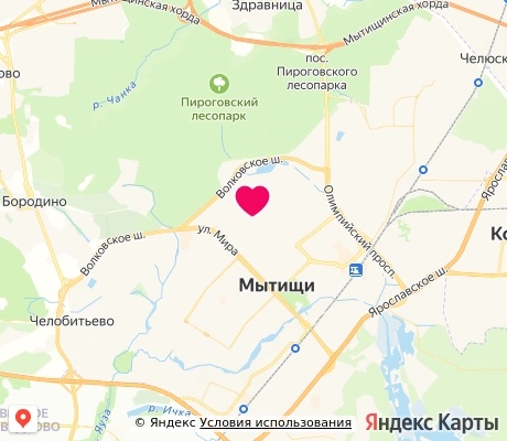 На карте
