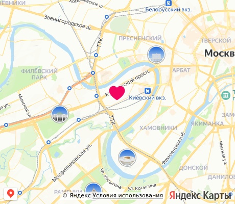 На карте