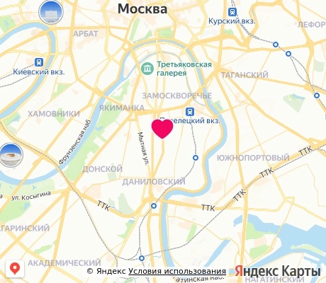 На карте
