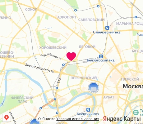 На карте