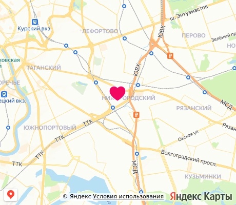 На карте