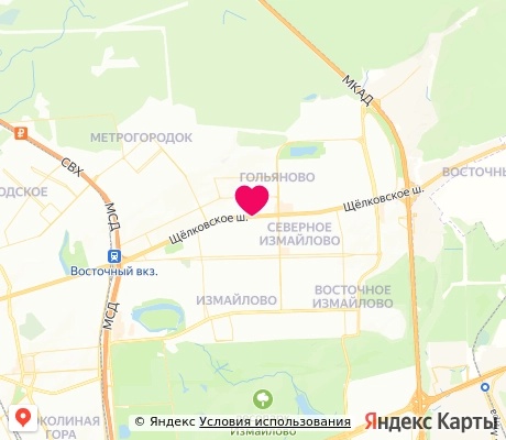 На карте