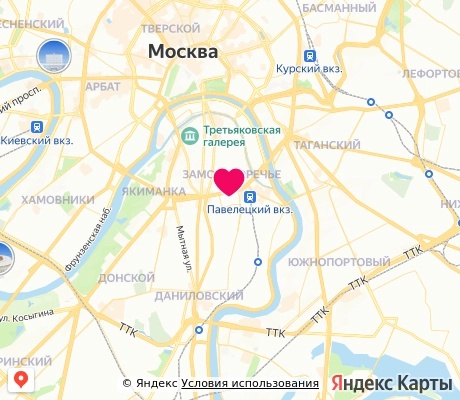 На карте