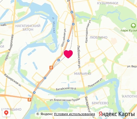 На карте