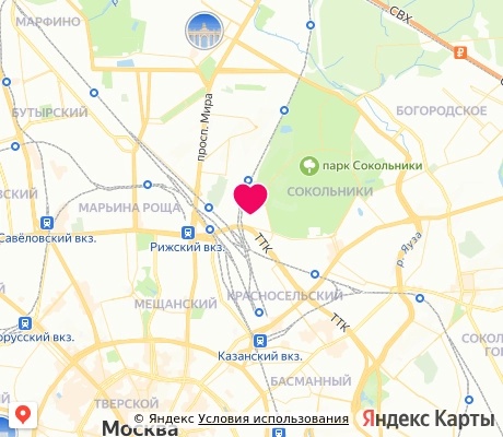 На карте