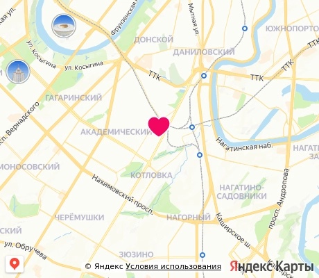 На карте