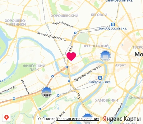 На карте
