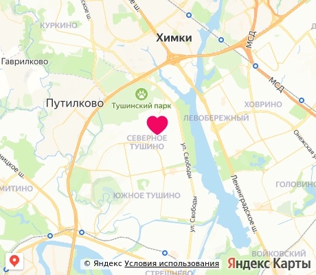На карте