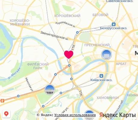 На карте