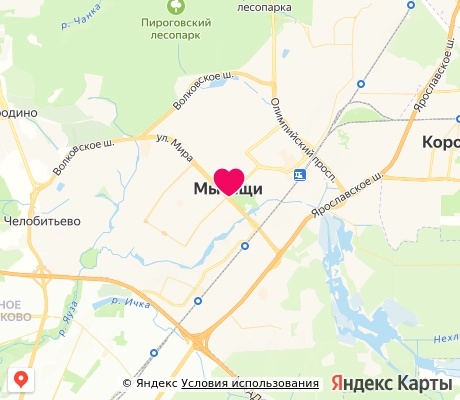 На карте