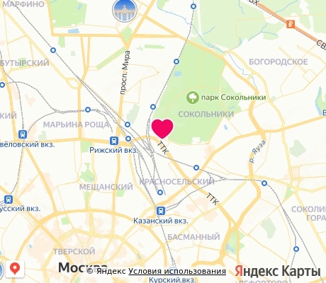 На карте