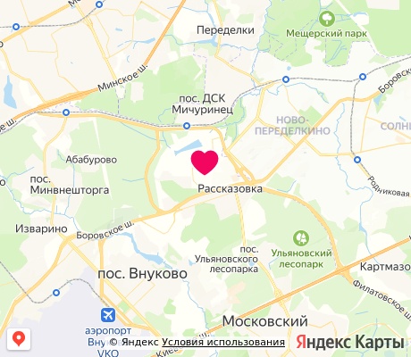 На карте