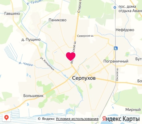 На карте